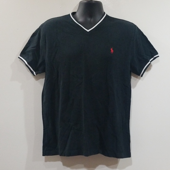 polo by Ralph Lauren men's black and white shirt - Picture 1 of 8